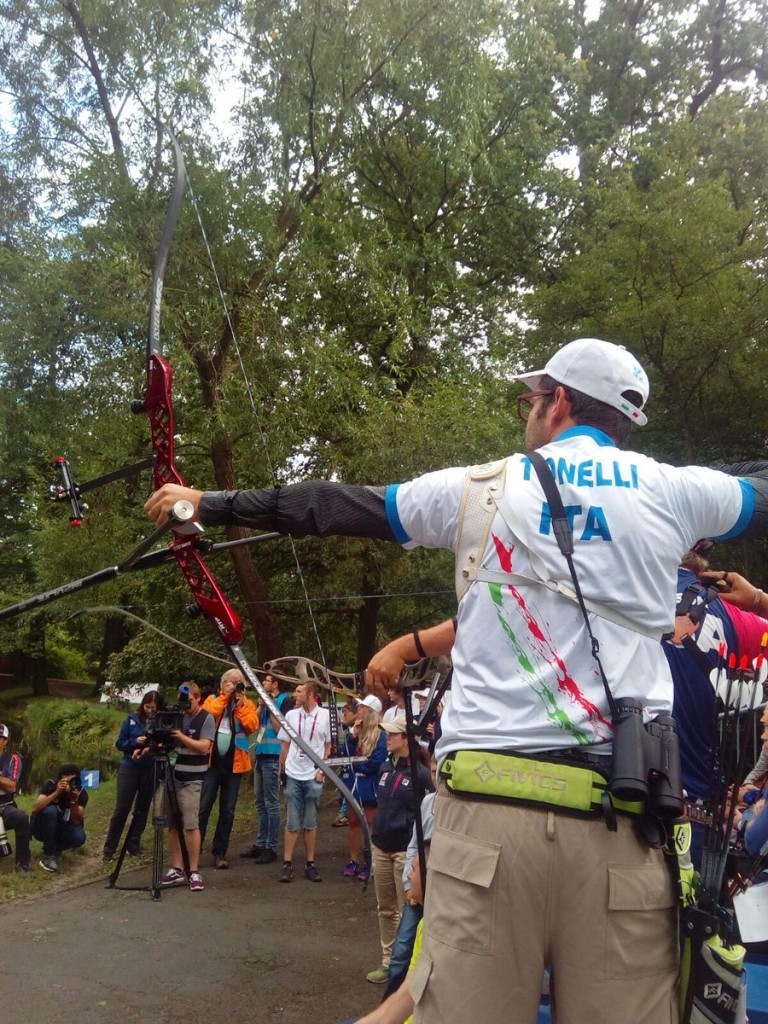 Italy's Amedeo Tonelli won the men's archery recurve title ©IWGA