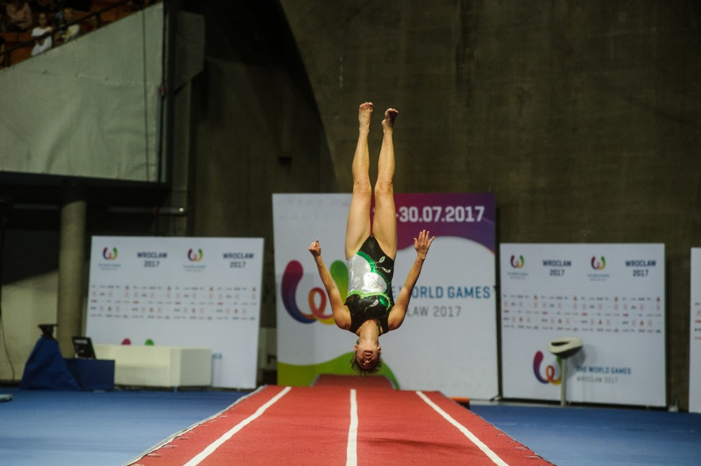 Gymnastics competition filled this evening's schedule ©IWGA