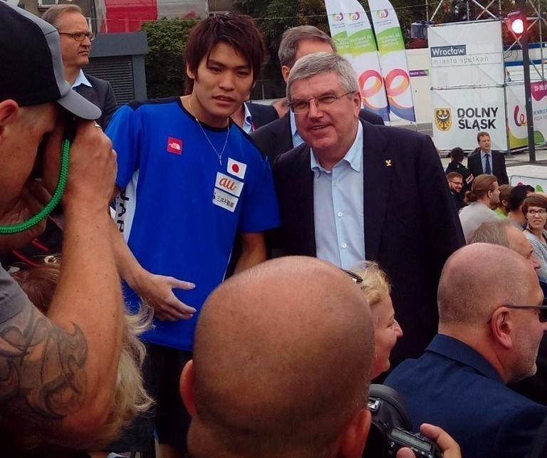Thomas Bach has visited the ongoing World Games in Wrocław ©IWGA