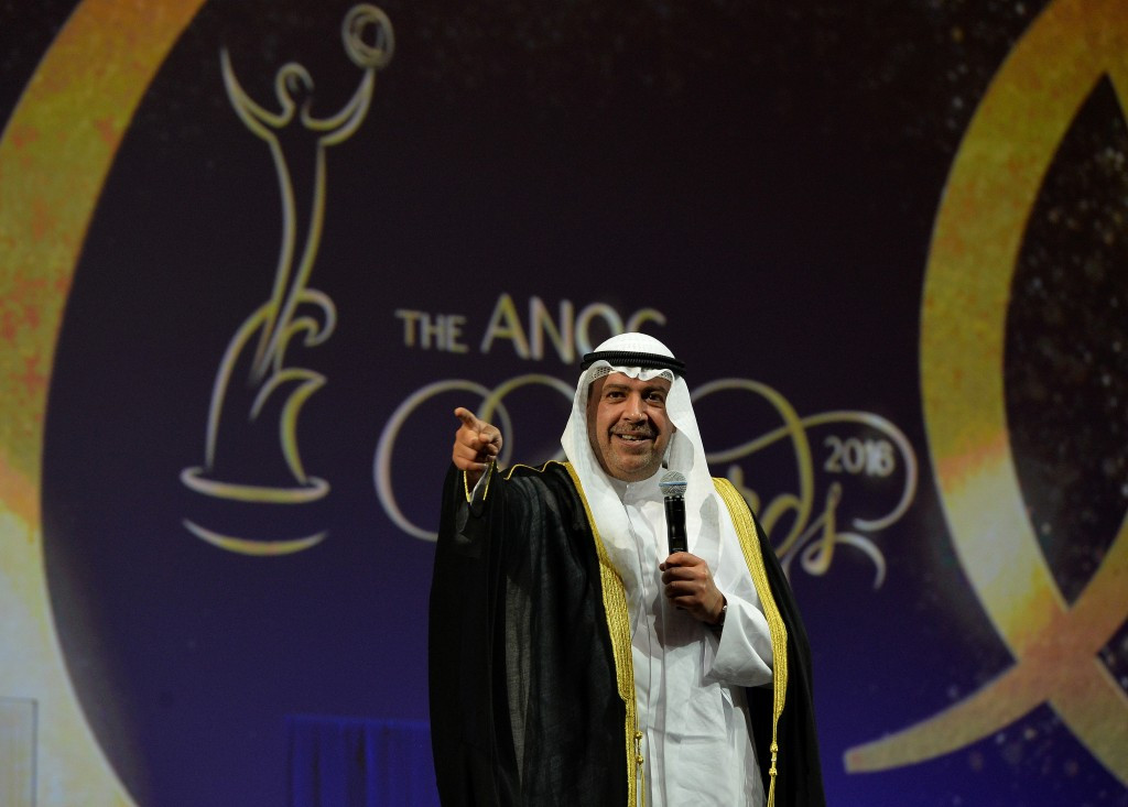 The website includes a section for the ANOC Awards ©Getty Images