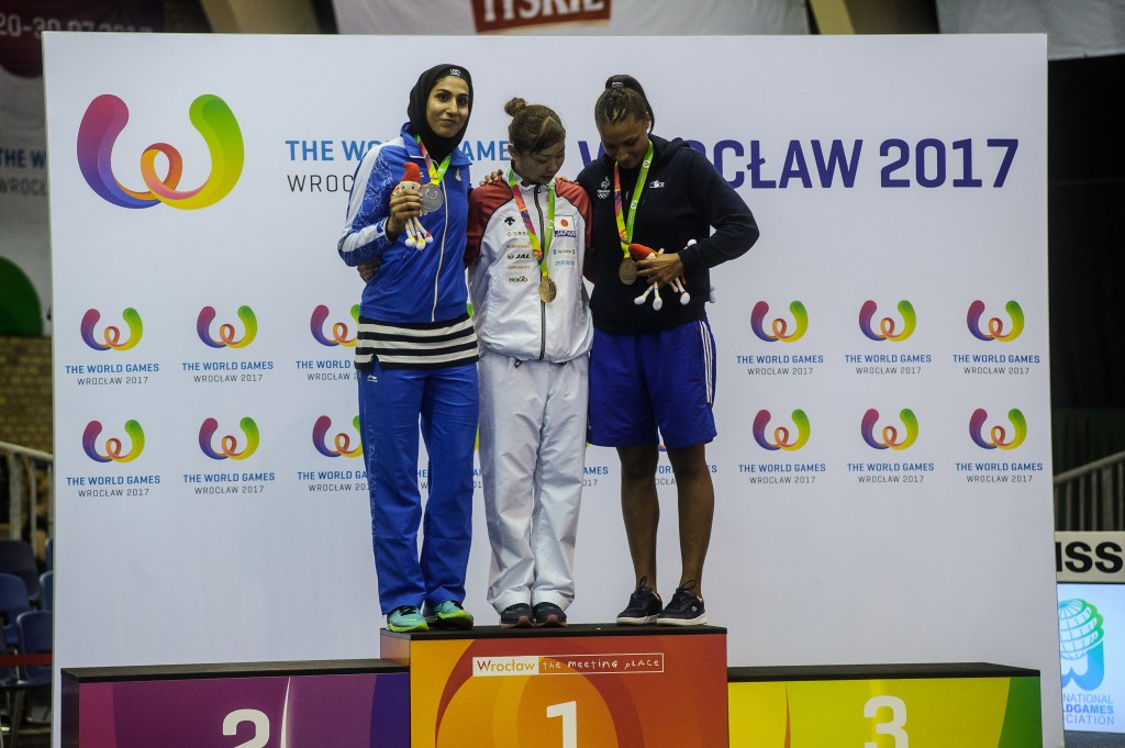 Japan won two gold medals on the final day of karate ©IWGA