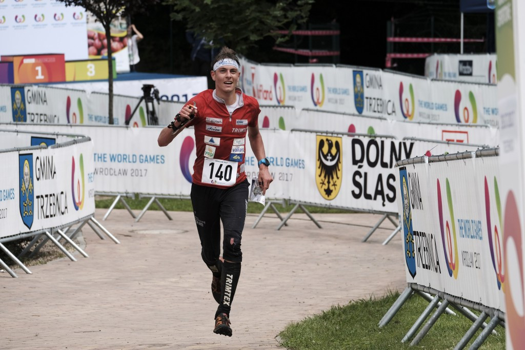 Switzerland's Matthias Kyburz claimed the fourth World Games gold medal of his career today as he won the men's middle distance orienteering event ©IWGA