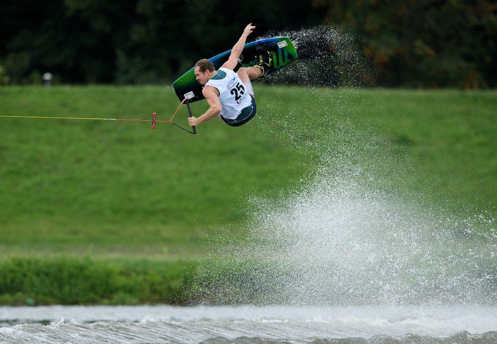 Four sets of medals were awarded in water skiing today ©Getty Images