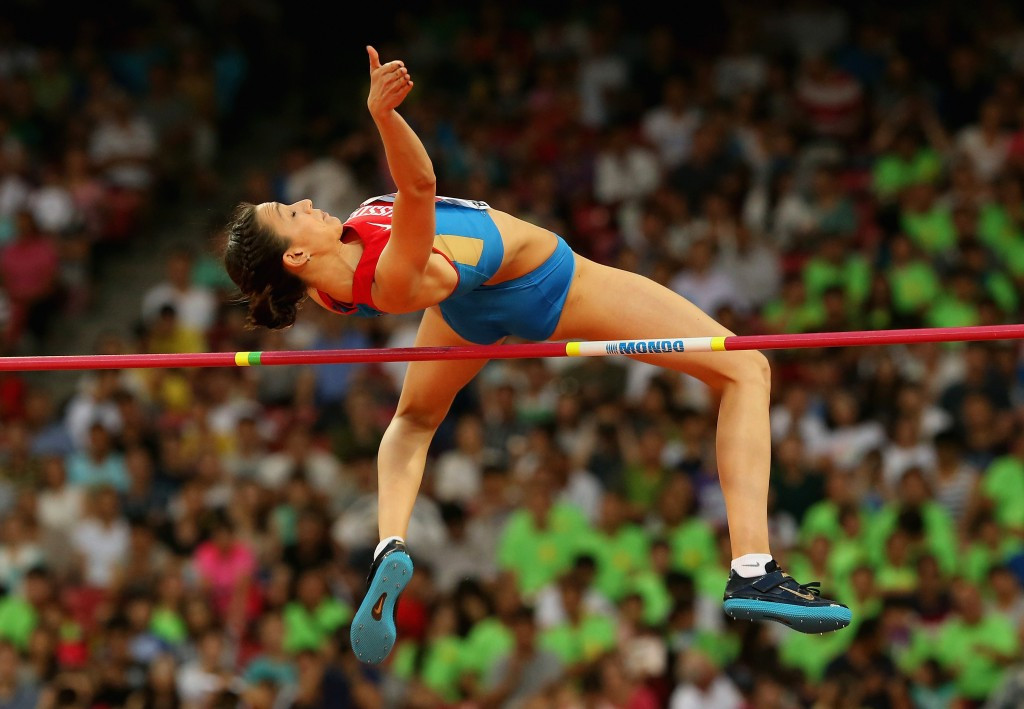 Women's high jump world champion Maria Kuchina is among the 19 Russian athletes cleared to compete at next month's IAAF World Championships ©Getty Images