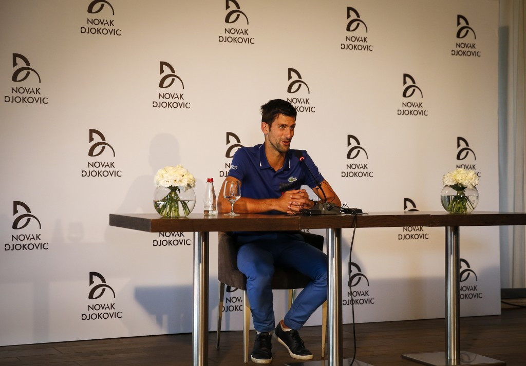 Novak Djokovic confirmed the end of his season ©Getty Images