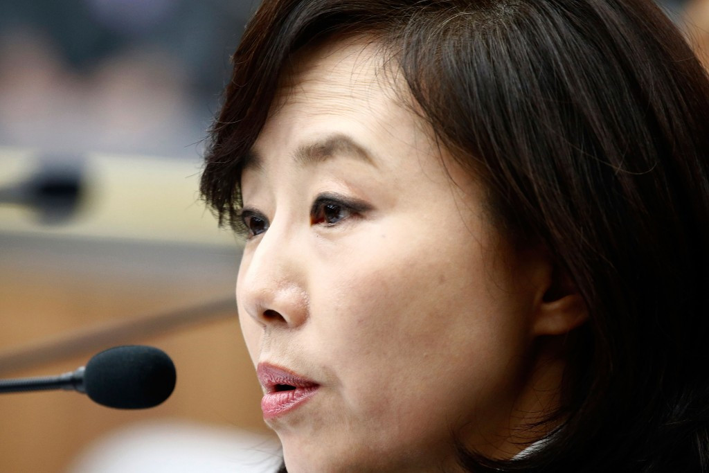 Cho Yoon-sun has been acquitted of charges of abuse of power, coercion and perjury ©Getty Images