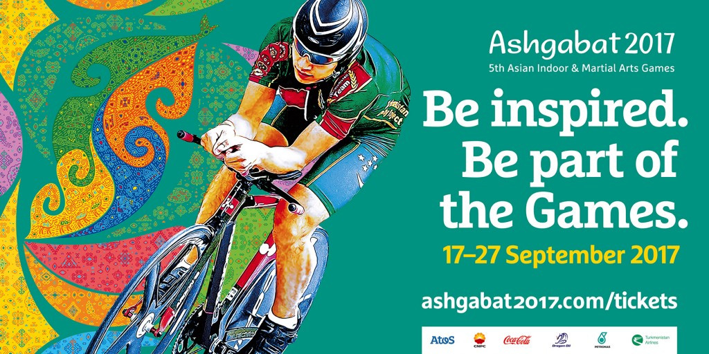 Tickets for the upcoming 2017 Asian Indoor and Martial Arts Games in Ashgabat are due to go on sale across host country Turkmenistan tomorrow ©Ashgabat 2017