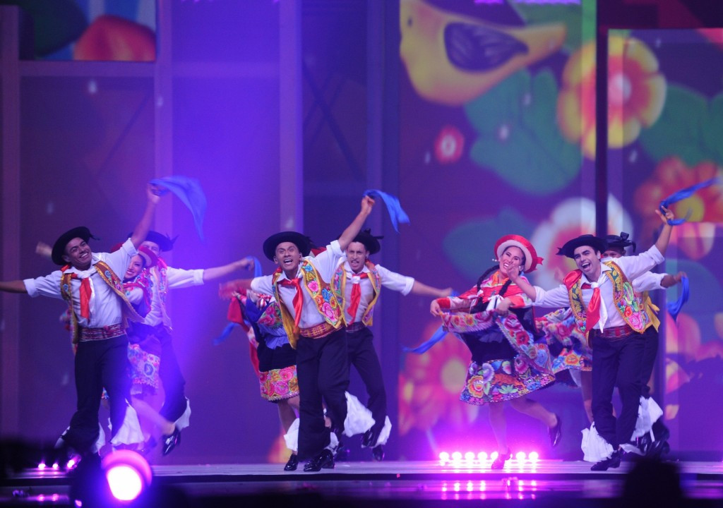 Lima's offered a showcase to their city's culture with dancing at the centre of their segment