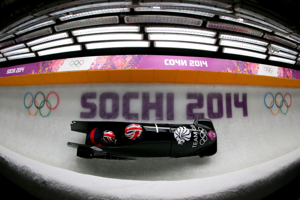 Rebekah Wilson was brakewoman at Sochi 2014 with Paula Walker ©Getty Images
