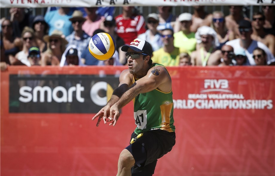 Olympic champions Alison Cerutti and Bruno Oscar Schmidt won their opening pool play match today as they look to defend their title at the FIVB Beach Volleyball World Championships in Austria’s capital Vienna ©FIVB