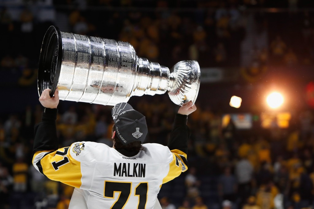 Evgeni Malkin has won the NHL's Stanley Cup three times ©Getty Images