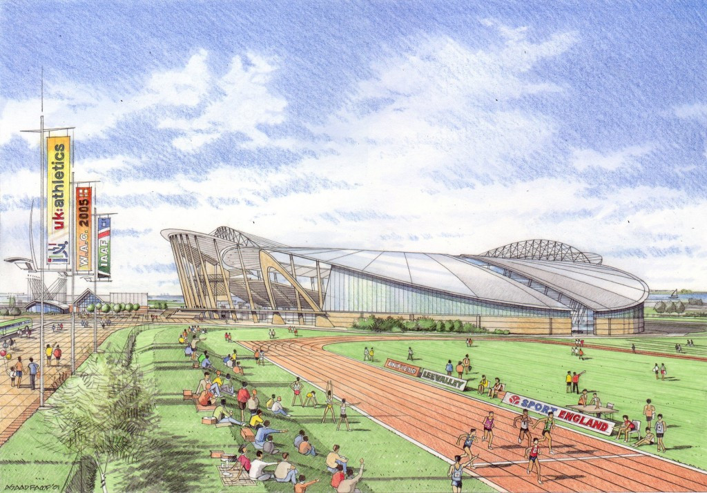 A proposed new stadium at Picketts Lock never came to pass ©UK Athletics