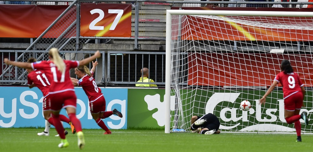 Denmark stun seven-time winners Germany to reach semi-finals at UEFA Women's European Championships