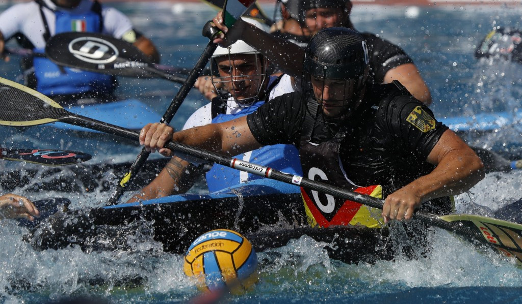 Germany won both the men's and women's canoe polo gold medals ©IWGA