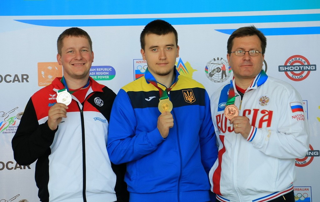 Ukrainian sets world record to win European Shooting Championships gold medal