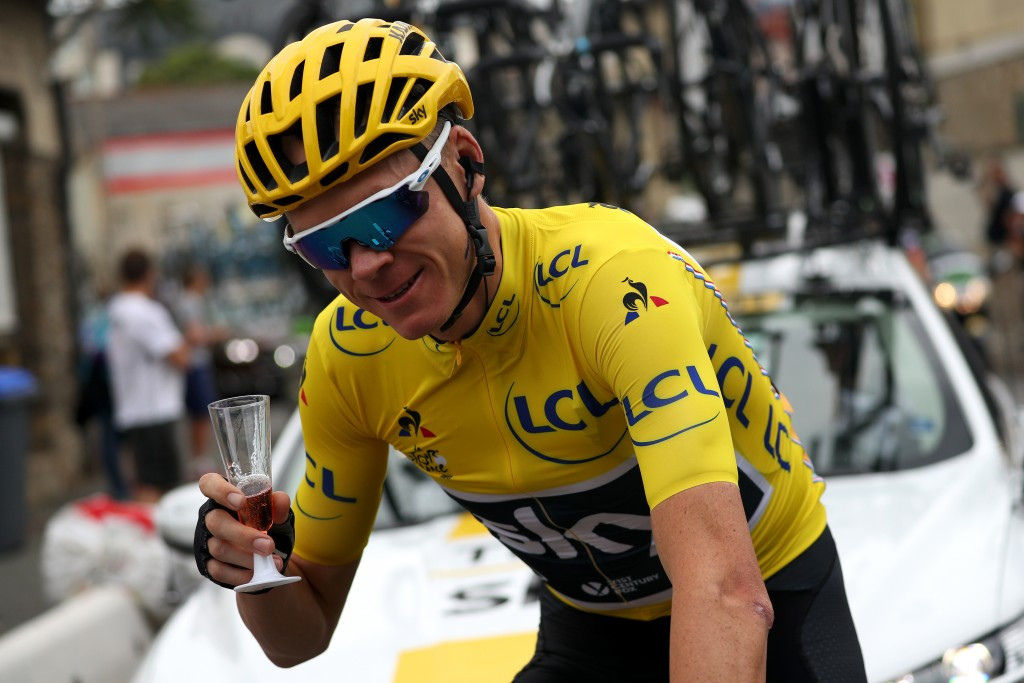 Tour de France winner Chris Froome failed a drugs test for salbutamol last year ©Getty Images