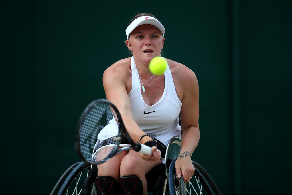 Britain's Jordanne Whiley is missing after announcing she is pregnant last week ©Getty Images
