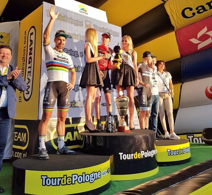 Dylan Teuns claimed victory on the third stage of the Tour of Poland ©Twitter/Tour de Pologne
