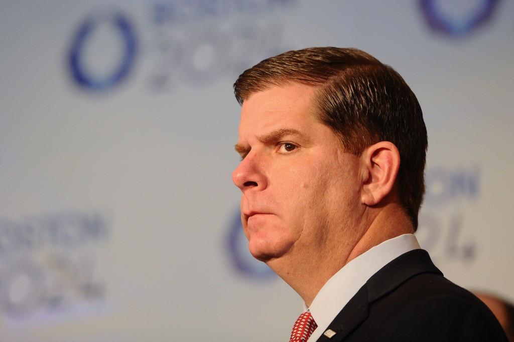Boston Mayor Marty Walsh had resisted pressure from the United States Olympic Committee to sign the host city contract for 2024 ©Getty Images