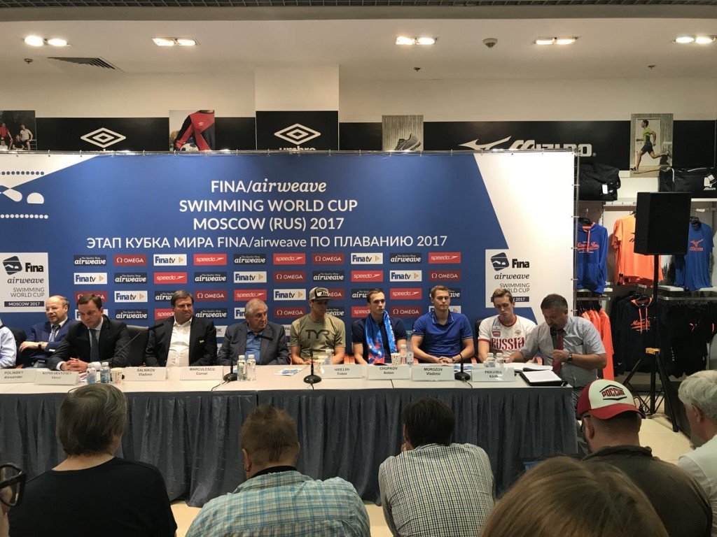 FINA Swimming World Cup season to begin in Moscow