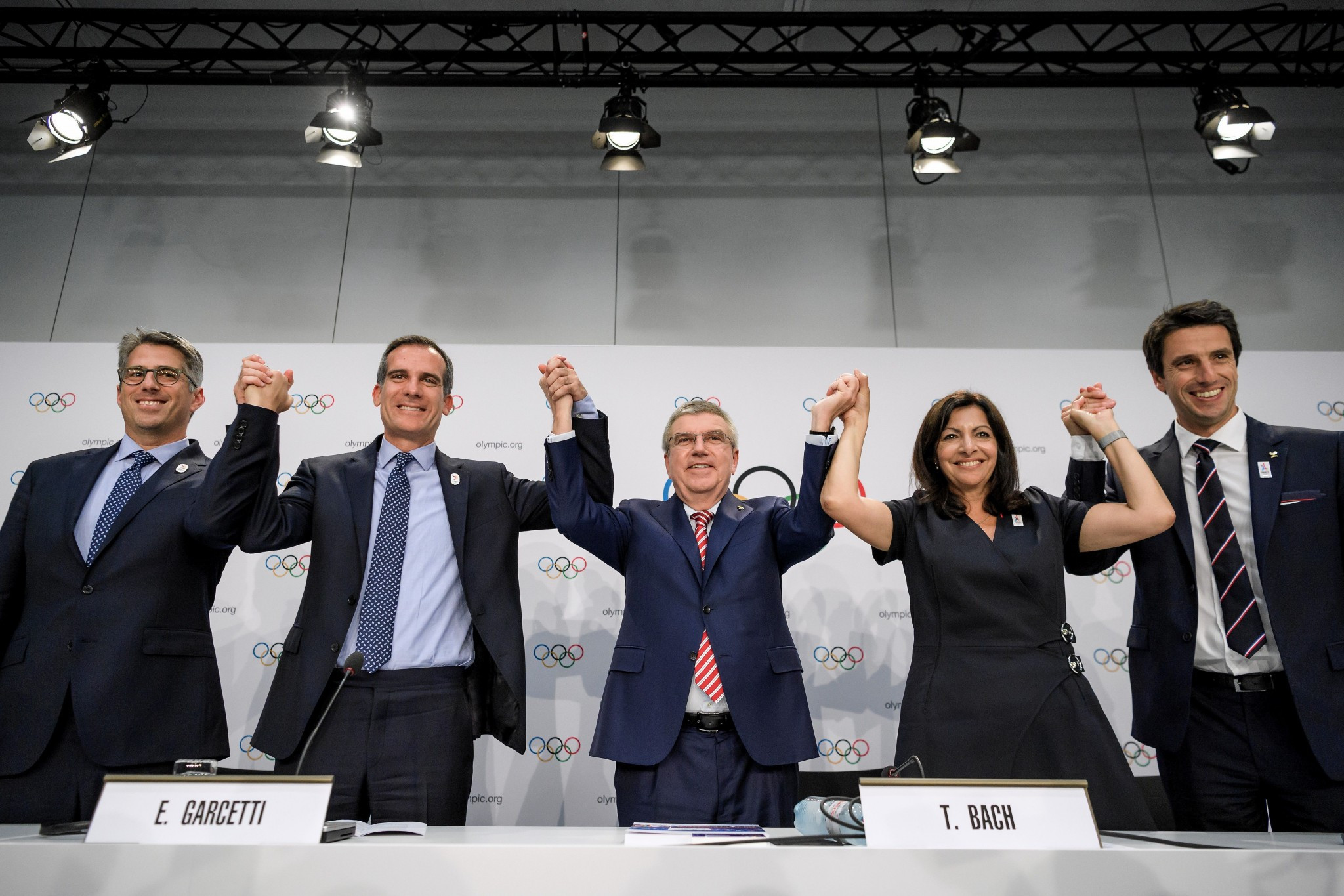 The IOC are set to ratify the plan to have Paris host the 2024 Olympics and Paralympics and Los Angeles stage the 2028 Games at their Session in Lima on September 13 ©Getty Images