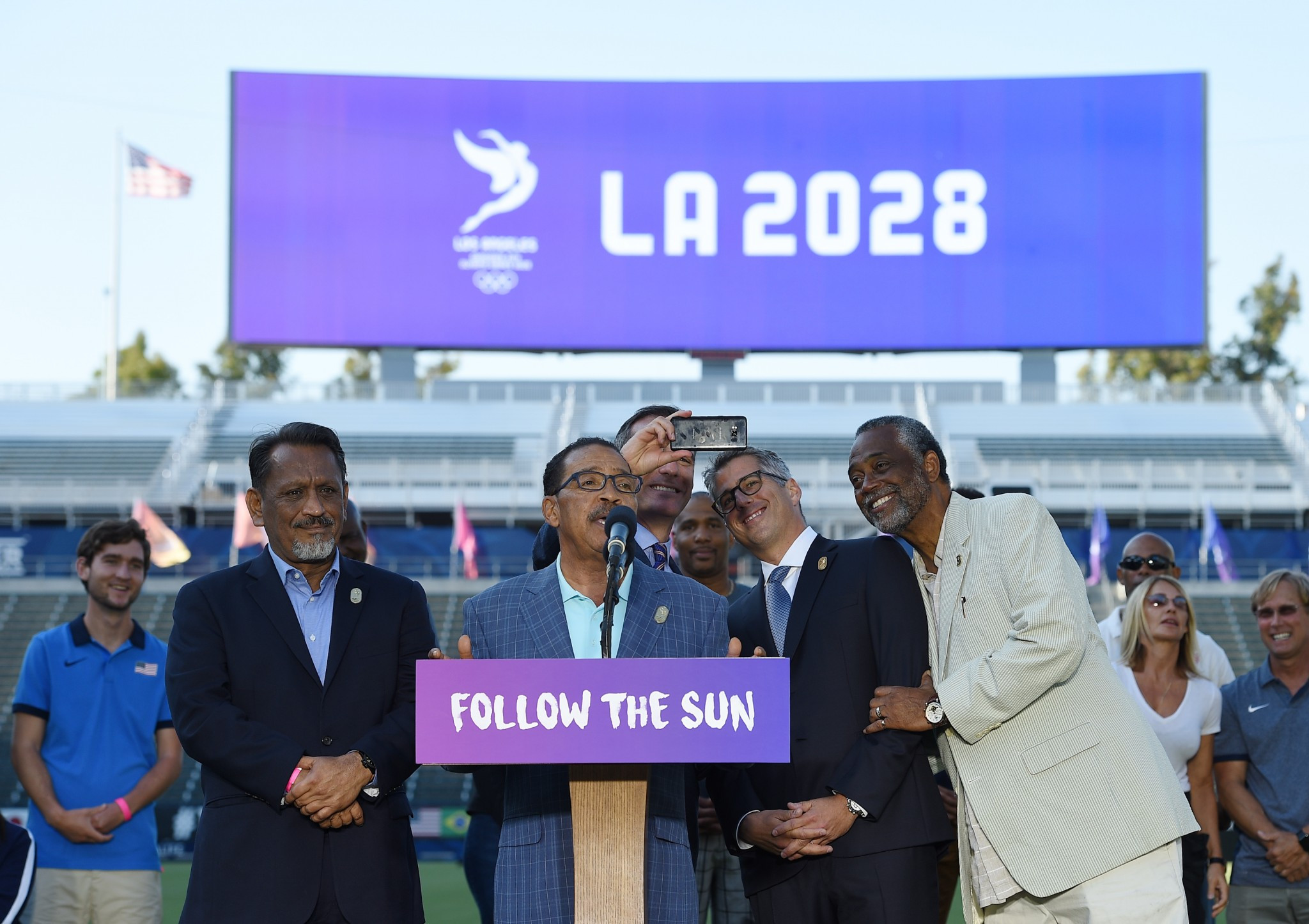 It was confirmed announced that Los Angeles had agreed a deal to host the 2028 Olympic and Paralympic Games ©Getty Images
