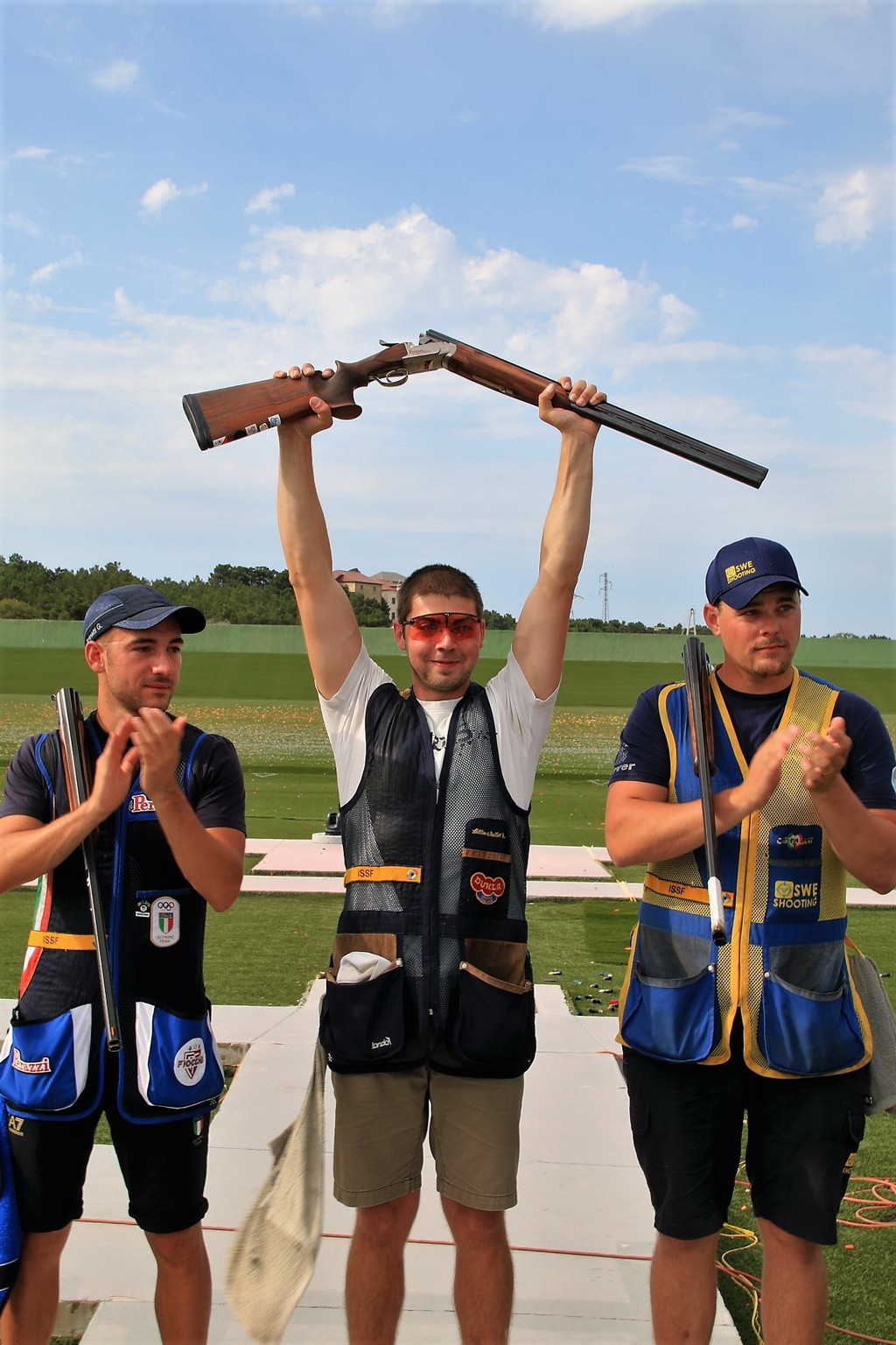 Czech Republic’s Milos Slavicek won the men's skeet event ©European Shooting Confederation
