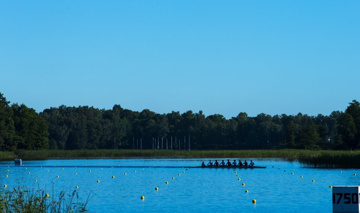 Lake Galvė is playing host to the event ©World Rowing/Twitter
