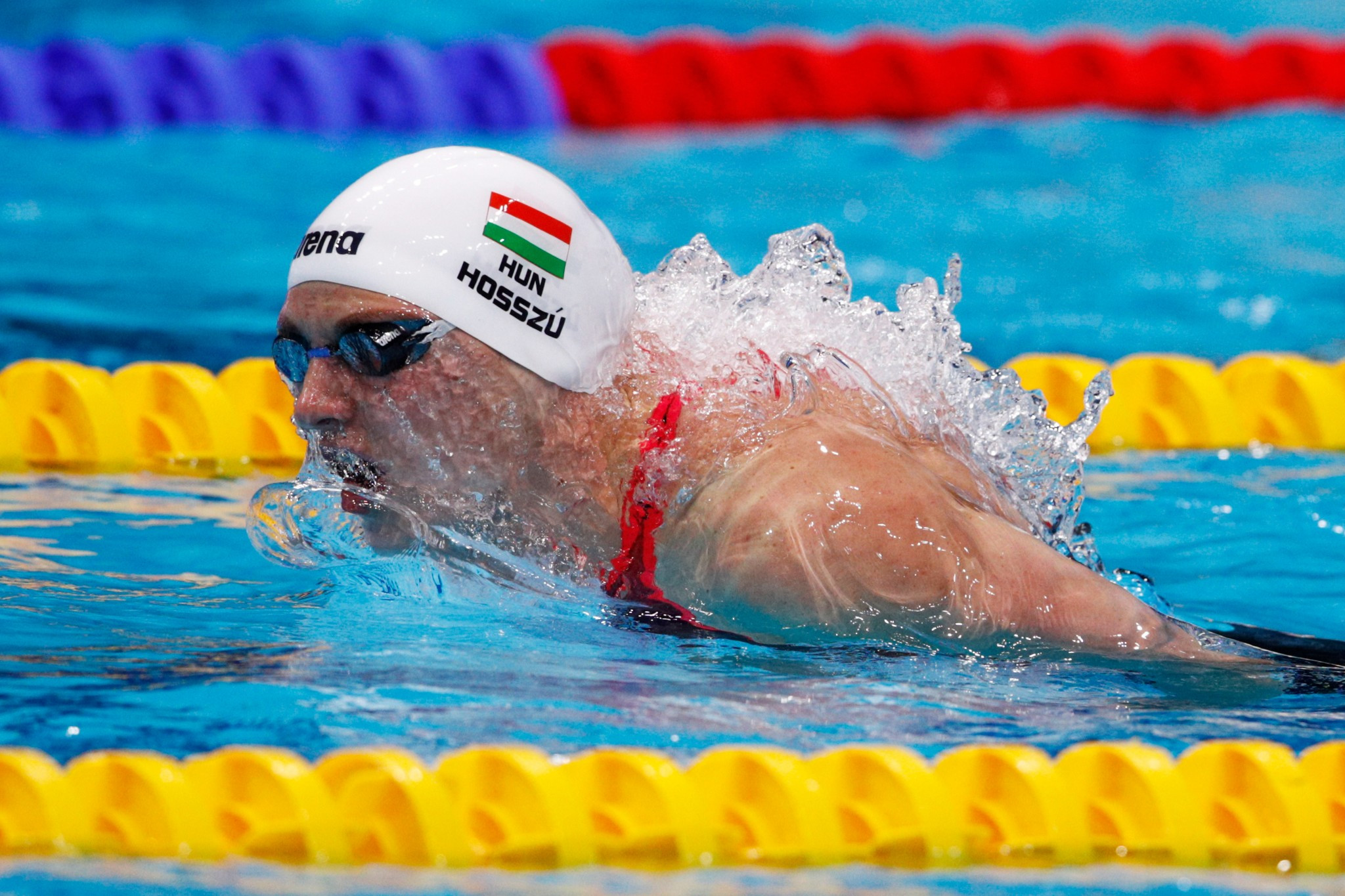 Katinka Hosszu won backstroke and medley titles in Moscow ©Getty Images