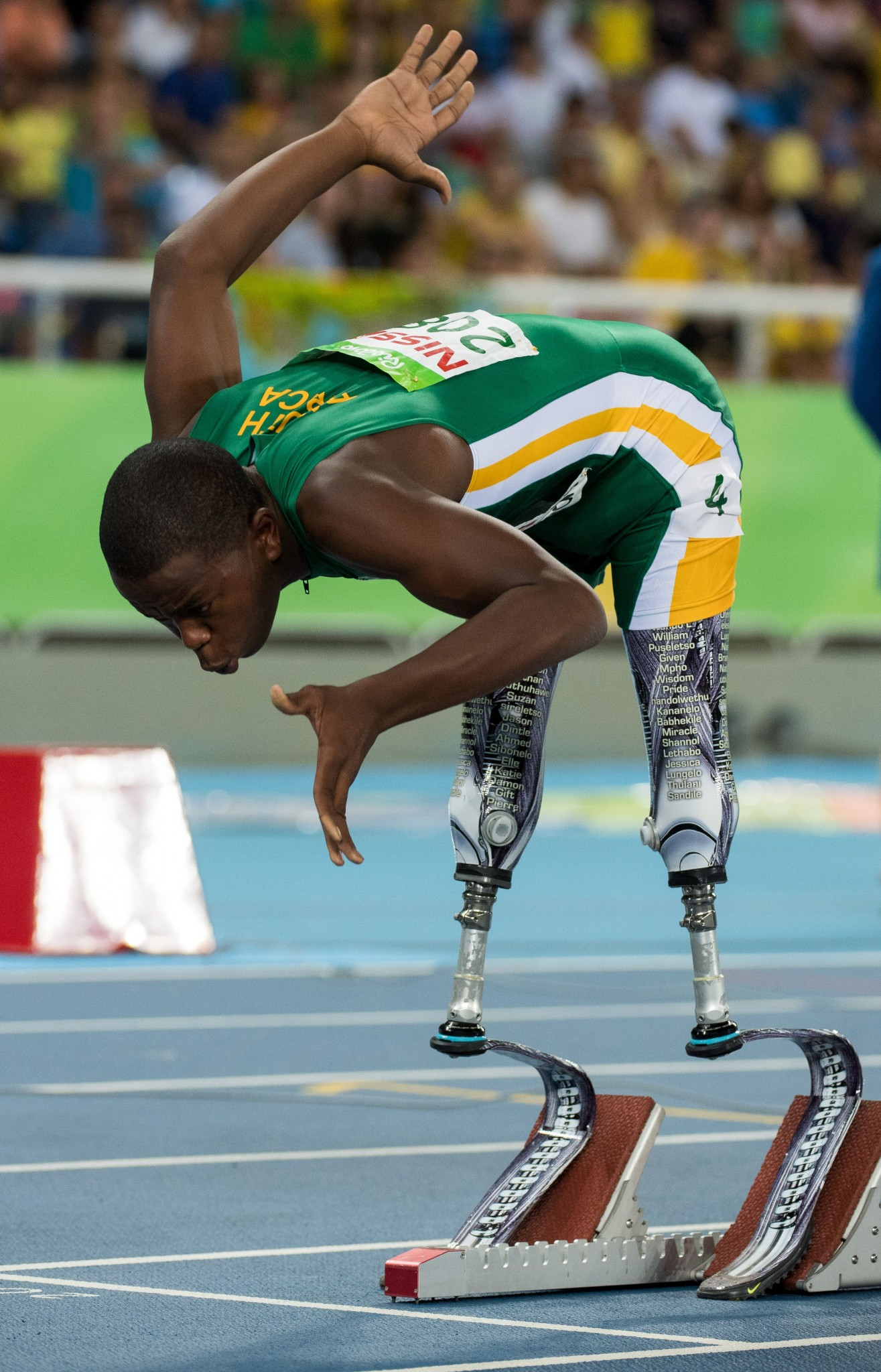 Rio 2016 Paralympic silver medallist Ntando Mahlangu is among the leading athletes set to compete at the inaugural World Para Athletics Junior Championships in Nottwil ©Getty Images