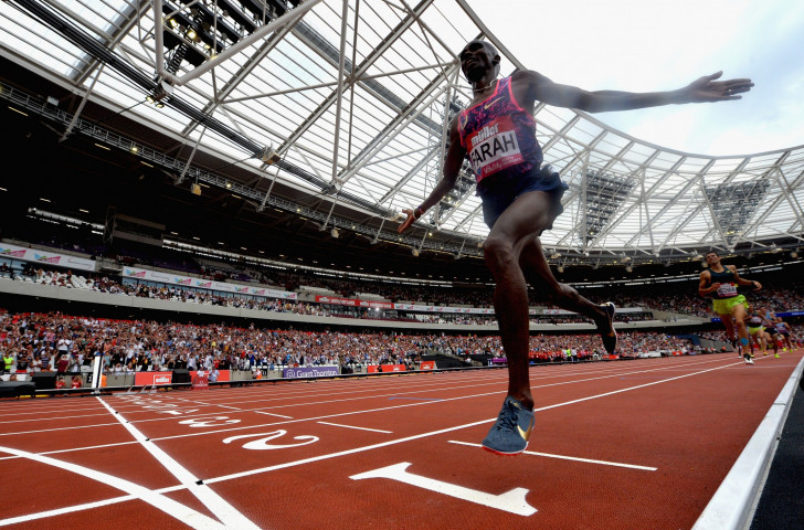Britain's double world and Olympic 5,000 and 10,000 meres champion Sir Mo Farah will return to the same London Olympic Stadium to make his track championship farewell ©Getty Images