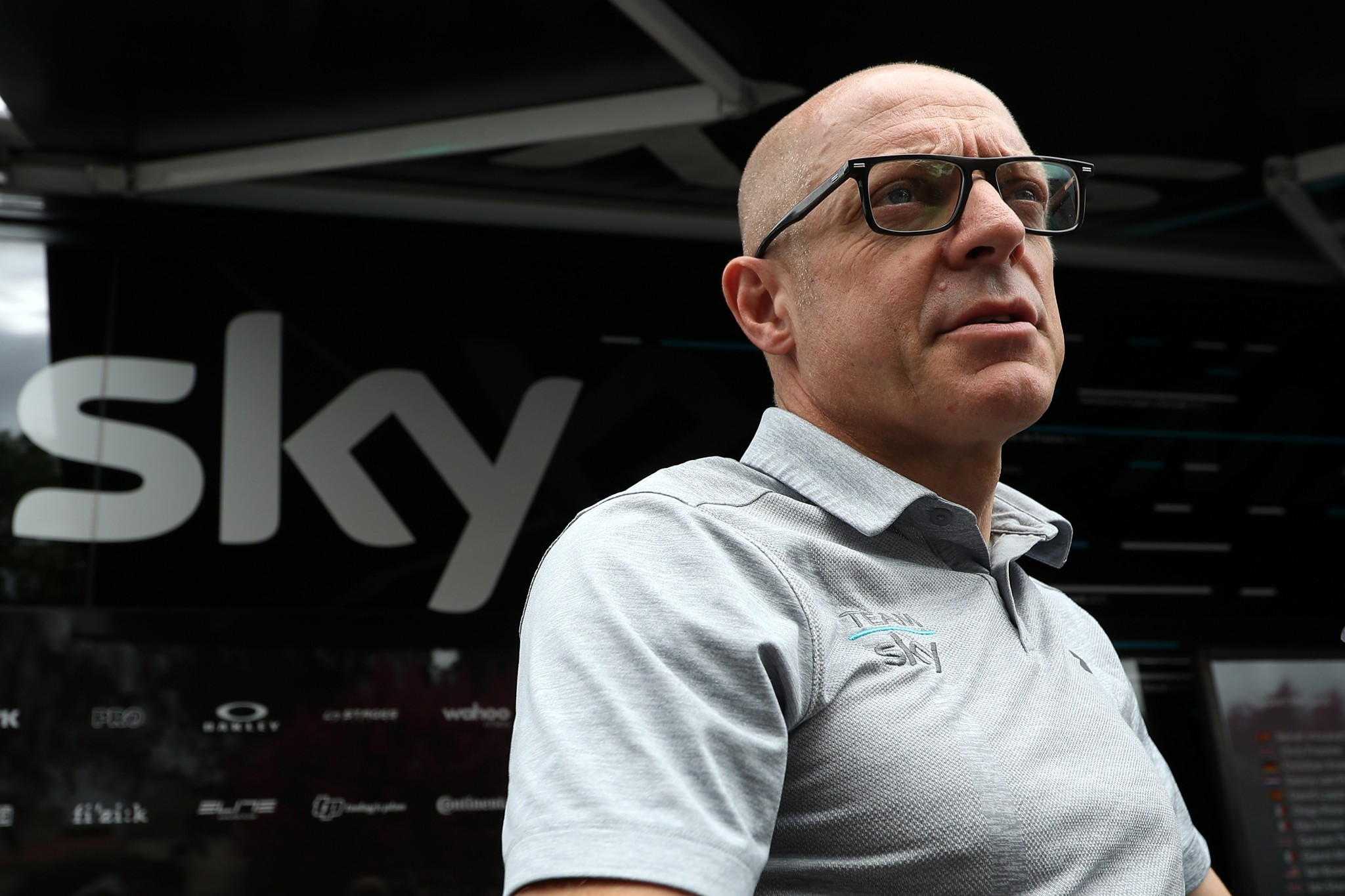 Matteo Tosatto discussed the position with Team Sky principal Sir Dave Brailsford, pictured,  at the Giro d’Italia in May ©Getty Images