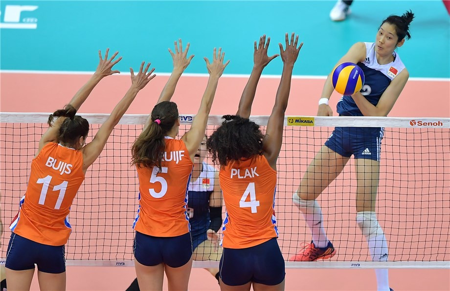Zhu Ting scored 33 points for China today as they defeated The Netherlands ©FIVB