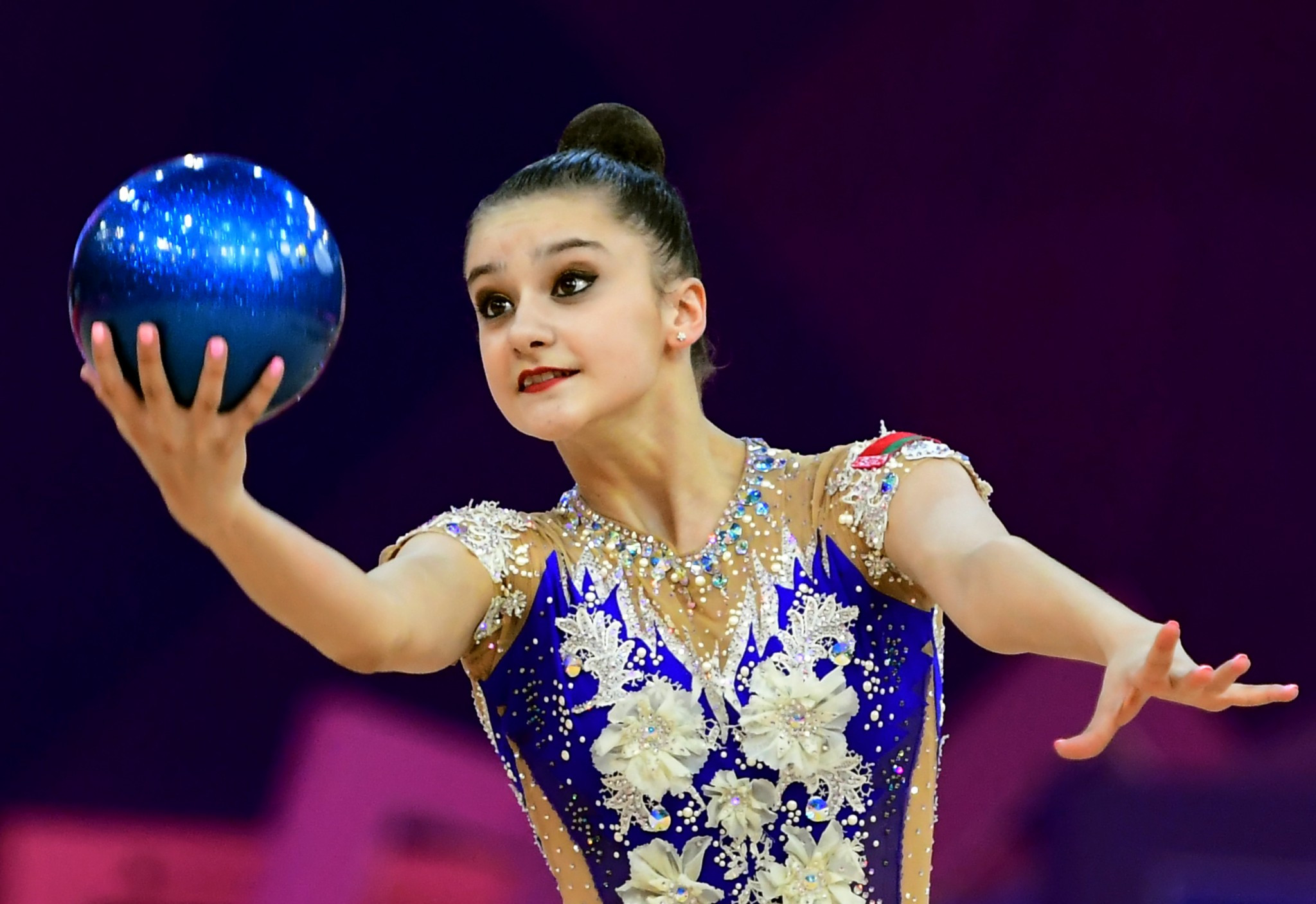 Alina Harnasko is another gymnast set to feature on home soil in Belarus ©Getty Images