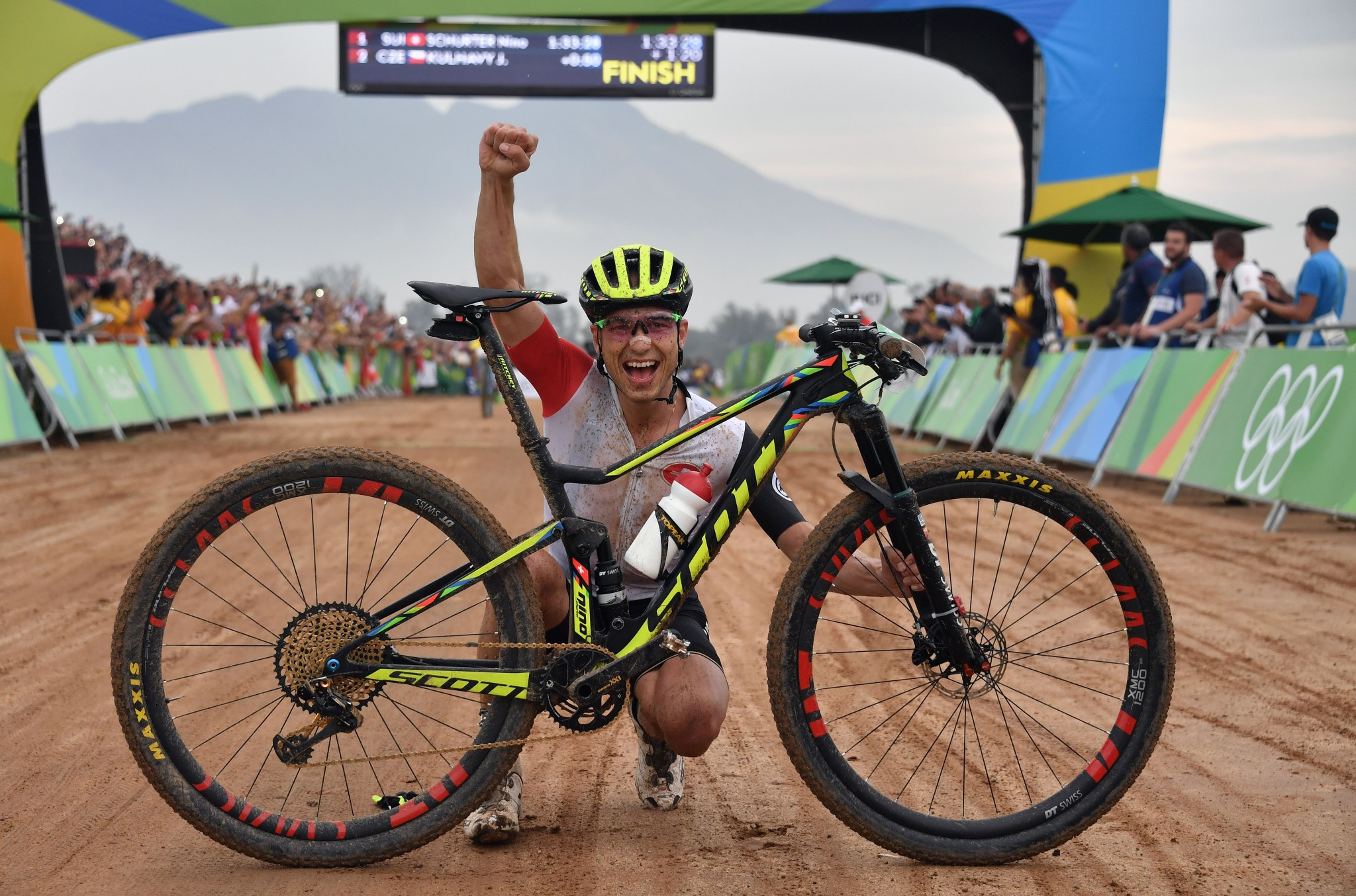 Olympic champion Nino Schurter has dominated the World Cup circuit so far ©Getty Images