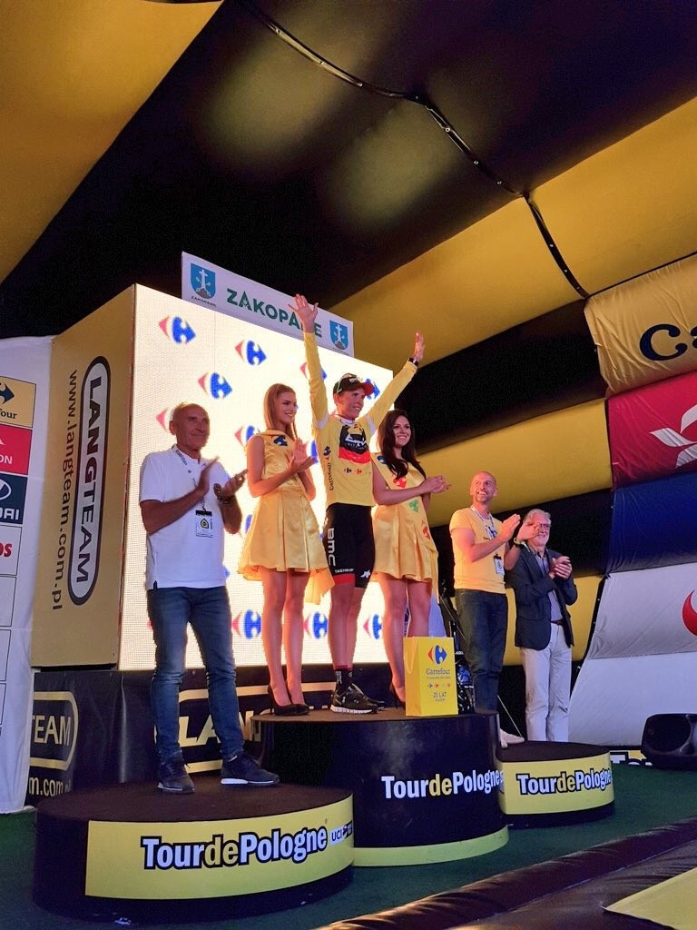 Belgium’s Dylan Teuns clinched the overall victory at the Tour of Poland today ©Dylan Teuns/Twitter