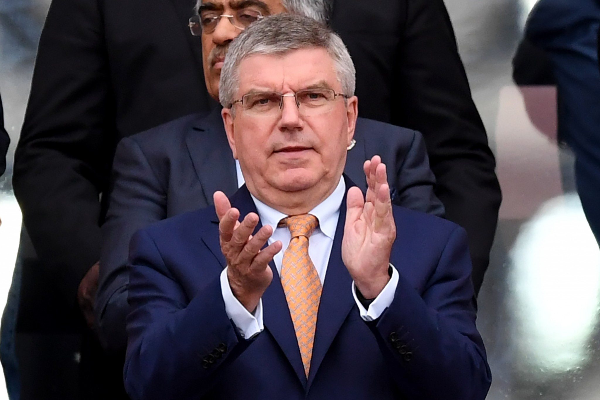 Thomas Bach has denied granting any concessions to Los Angeles following discussions with Eric Garcetti ©Getty Images