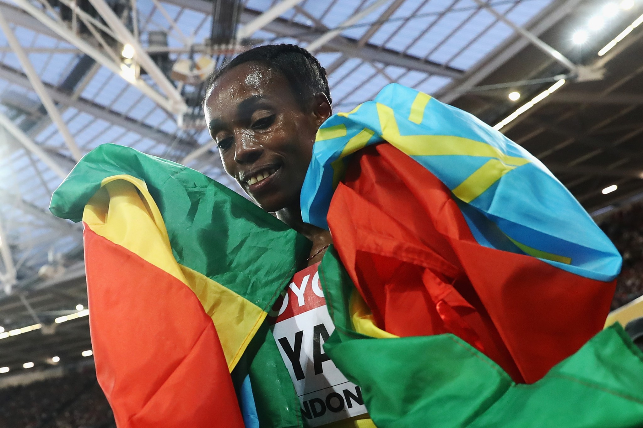 Almaz Ayana produced a brilliant performance to win the women's 10,000m ©Getty Images