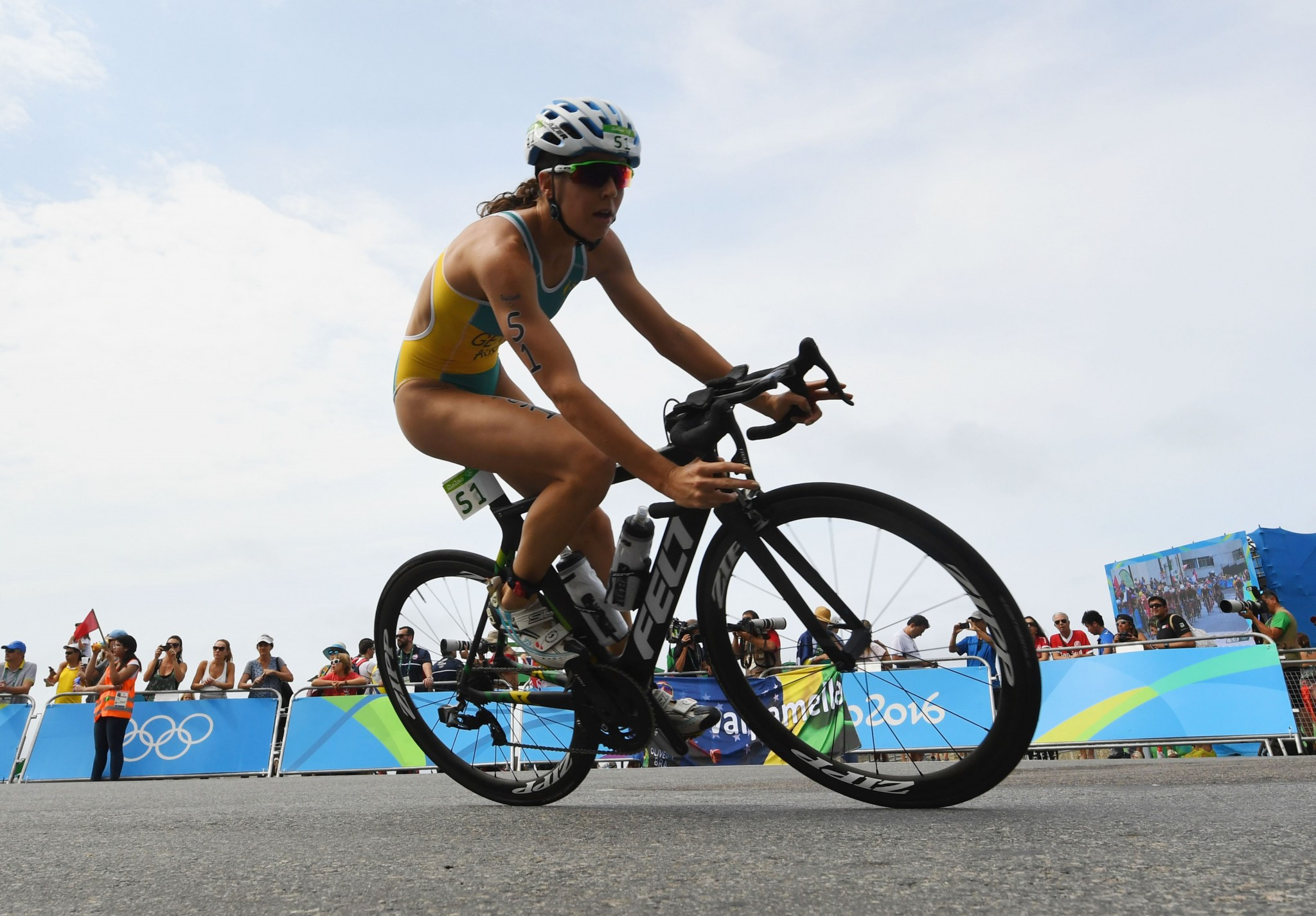 Ashleigh Gentle has earned her first win on the WTS circuit ©Getty Images