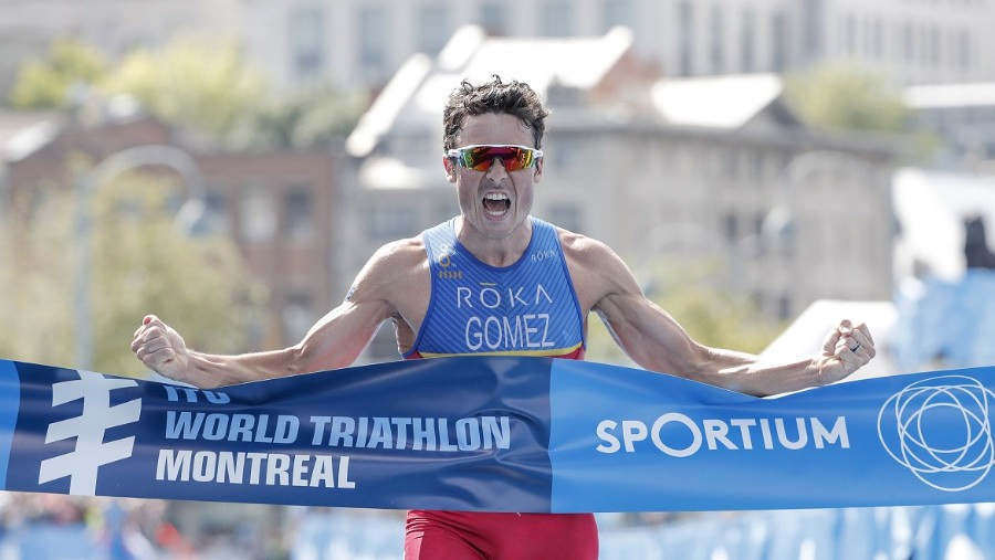 Javier Gomez claimed his second WTS win of the season in Montreal ©ITU