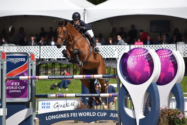 Isabelle Lapierre claimed her first World Cup qualifier victory ©FEI