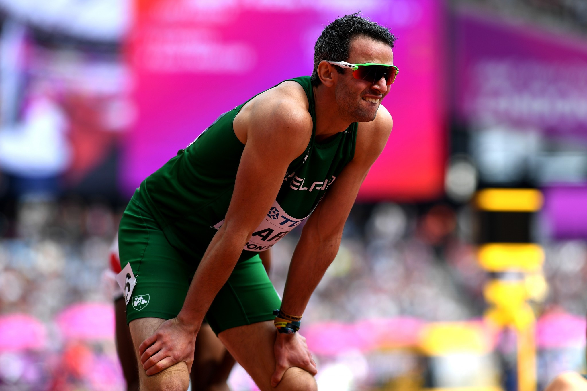 Irish 400m hurdler Thomas Barr pulled out of the semi-finals today due to being struck by the bug ©Getty Images