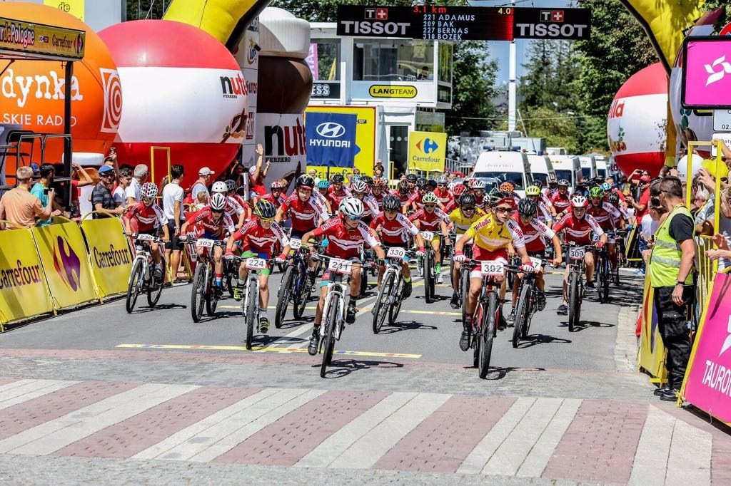 A Mini Tour of Poland, a children’s race, took place alongside the elite event ©Brian Cookson