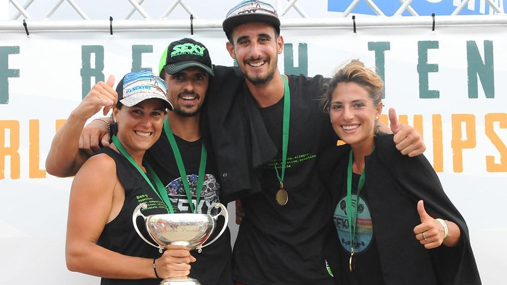 Italians claim both men's and women's titles at ITF Beach Tennis World Championships