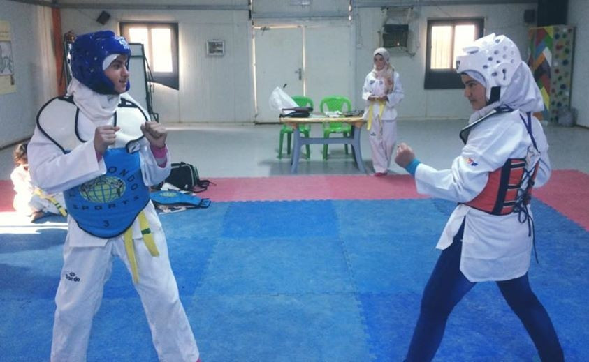 Refugees around the world have taken up taekwondo thanks to the THF ©THF