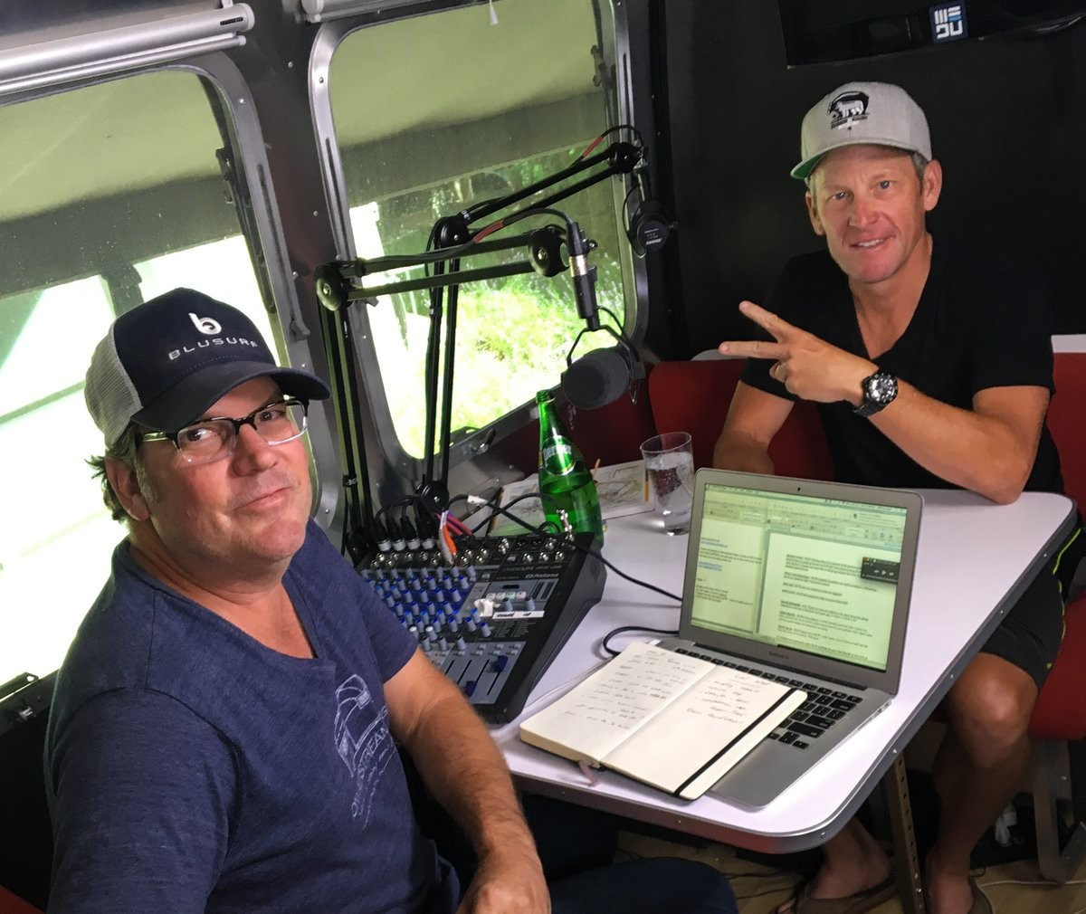 Colorado Classic organisers have cancelled a partnership with Lance Armstrong’s "Stages" Podcast ©Twitter/Lance Armstrong