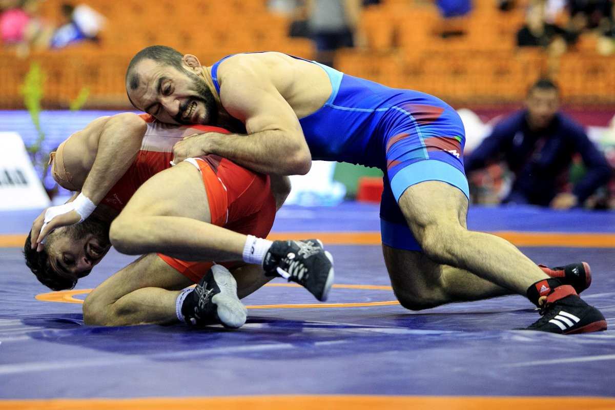 Azerbaijan's Giorgi Edisherashvili has moved to the top of the 57kg rankings ©UWW