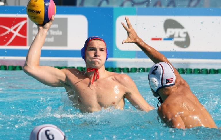 Russia beat Puerto Rico 22-6 as they finished third in Group A ©Russell McKinnon/FINA
