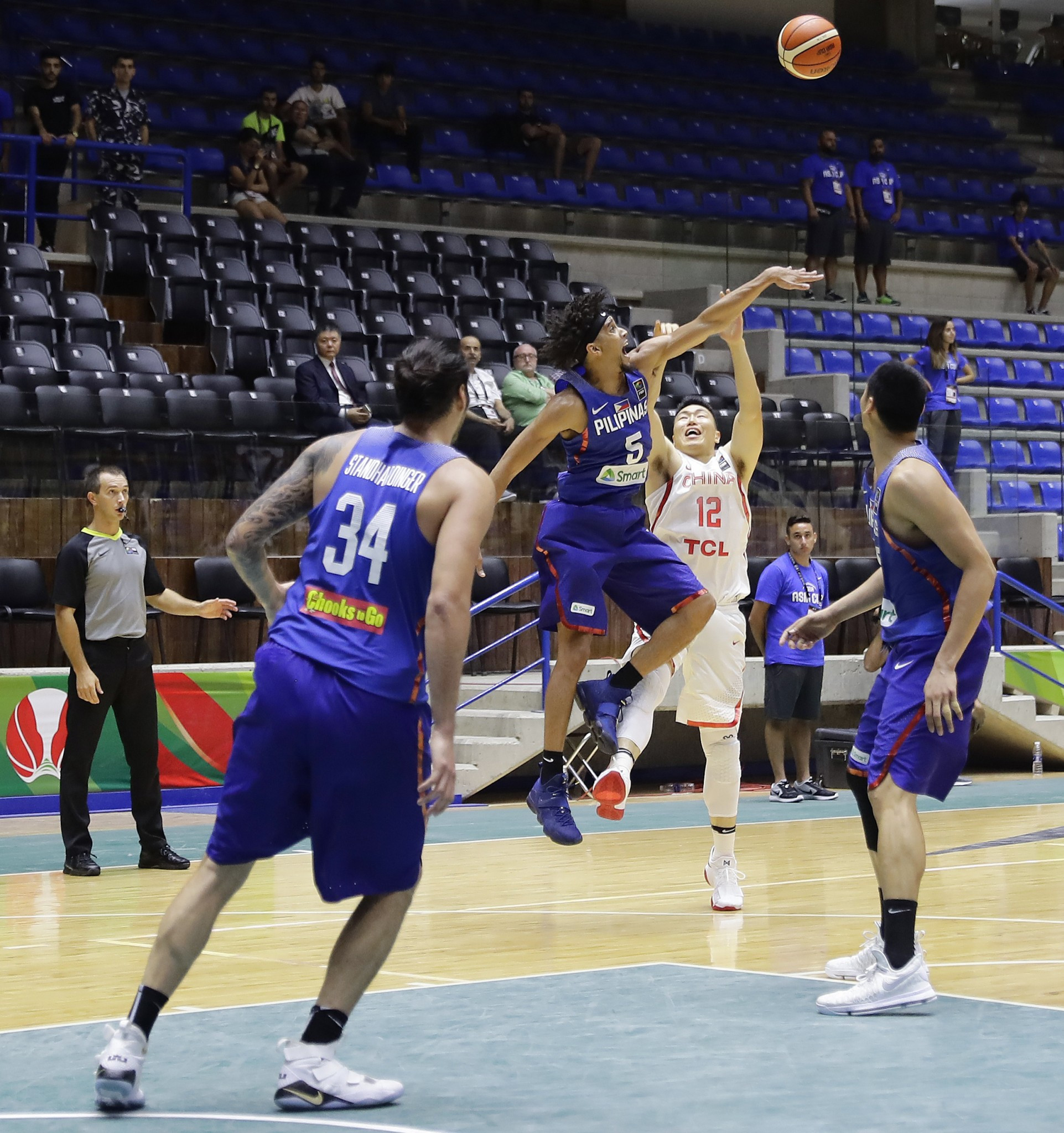 Defending champions beaten in opening FIBA Asia Cup match
