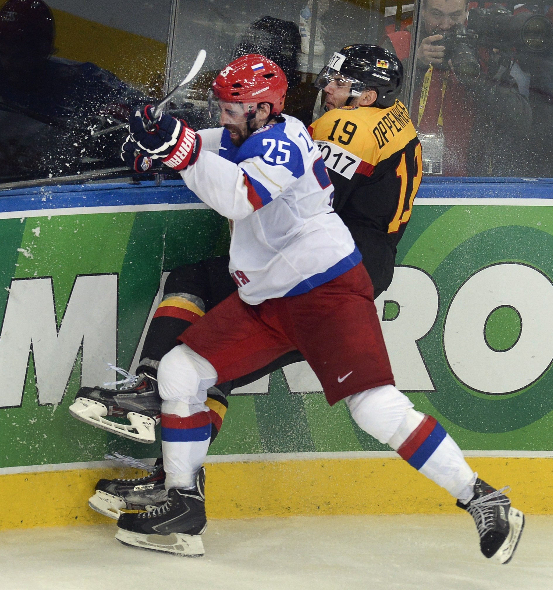 Danis Zaripov was given a two-year drugs ban by the IIHF last month ©Getty Images